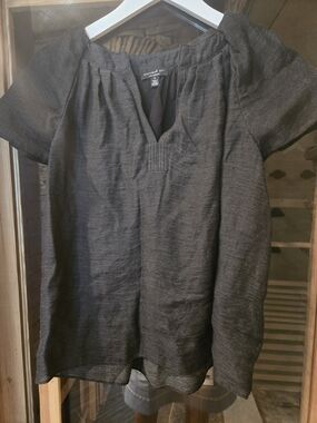 Current Air Black Short-Sleeve  Top
